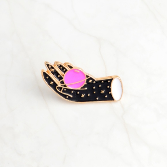 Urban Outfitters Accessories - Magic Space Hand Enamel Pin